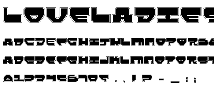 Loveladies Pro font